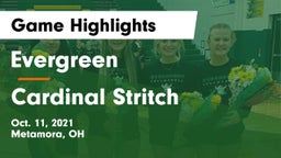 Evergreen  vs Cardinal Stritch  Game Highlights - Oct. 11, 2021