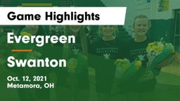 Evergreen  vs Swanton  Game Highlights - Oct. 12, 2021