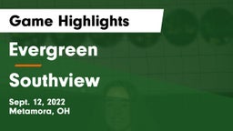 Evergreen  vs Southview  Game Highlights - Sept. 12, 2022