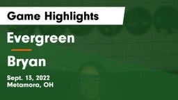 Evergreen  vs Bryan  Game Highlights - Sept. 13, 2022