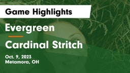 Evergreen  vs Cardinal Stritch  Game Highlights - Oct. 9, 2023