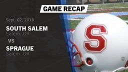 Recap: South Salem  vs. Sprague  2016