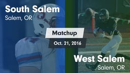 Matchup: South Salem High vs. West Salem  2016