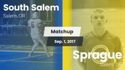 Matchup: South Salem High vs. Sprague  2017