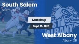 Matchup: South Salem High vs. West Albany  2017