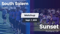 Matchup: South Salem High vs. Sunset  2018