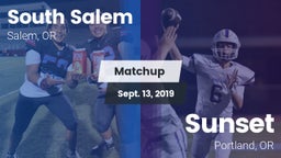 Matchup: South Salem High vs. Sunset  2019