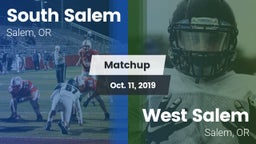 Matchup: South Salem High vs. West Salem  2019