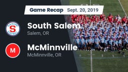 Recap: South Salem  vs. McMinnville  2019