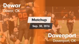 Matchup: Dewar  vs. Davenport  2016