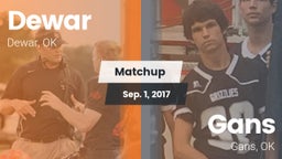 Matchup: Dewar  vs. Gans  2017
