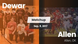 Matchup: Dewar  vs. Allen  2017