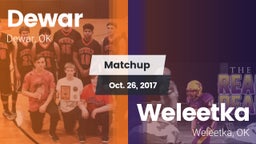 Matchup: Dewar  vs. Weleetka  2017