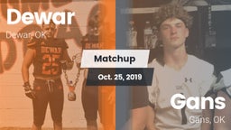 Matchup: Dewar  vs. Gans  2019