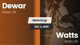 Matchup: Dewar  vs. Watts  2020