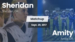 Matchup: Sheridan  vs. Amity  2017