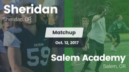 Matchup: Sheridan  vs. Salem Academy  2017