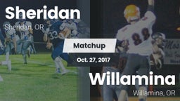 Matchup: Sheridan  vs. Willamina  2017