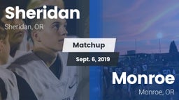 Matchup: Sheridan  vs. Monroe  2019
