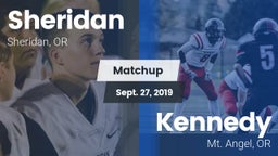 Matchup: Sheridan  vs. Kennedy  2019