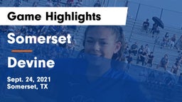 Somerset  vs Devine  Game Highlights - Sept. 24, 2021