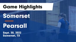 Somerset  vs Pearsall  Game Highlights - Sept. 30, 2022