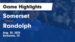 Somerset  vs Randolph Game Highlights - Aug. 25, 2023