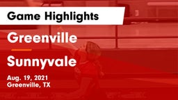 Greenville  vs Sunnyvale  Game Highlights - Aug. 19, 2021