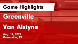 Greenville  vs Van Alstyne  Game Highlights - Aug. 19, 2021