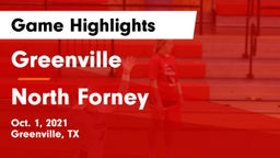Greenville  vs North Forney  Game Highlights - Oct. 1, 2021