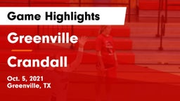 Greenville  vs Crandall  Game Highlights - Oct. 5, 2021