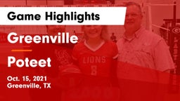 Greenville  vs Poteet  Game Highlights - Oct. 15, 2021