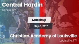 Matchup: Central Hardin High vs. Christian Academy of Louisville 2017