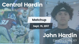 Matchup: Central Hardin High vs. John Hardin  2017