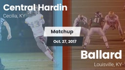 Matchup: Central Hardin High vs. Ballard  2017