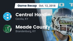 Recap: Central Hardin  vs. Meade County  2018