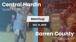 Matchup: Central Hardin High vs. Barren County  2019