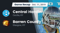 Recap: Central Hardin  vs. Barren County  2019