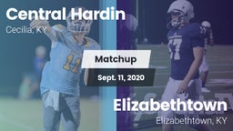 Matchup: Central Hardin High vs. Elizabethtown  2020