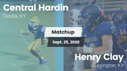 Matchup: Central Hardin High vs. Henry Clay  2020