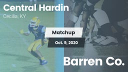 Matchup: Central Hardin High vs. Barren Co. 2020