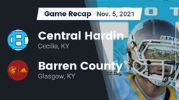 Recap: Central Hardin  vs. Barren County  2021