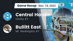 Recap: Central Hardin  vs. Bullitt East  2022