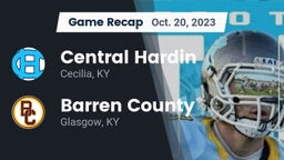 Recap: Central Hardin  vs. Barren County  2023