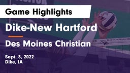 ****-New Hartford  vs Des Moines Christian  Game Highlights - Sept. 3, 2022