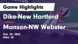 ****-New Hartford  vs Manson-NW Webster  Game Highlights - Oct. 24, 2022