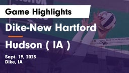 ****-New Hartford  vs Hudson   ( IA ) Game Highlights - Sept. 19, 2023