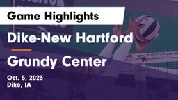****-New Hartford  vs Grundy Center  Game Highlights - Oct. 5, 2023