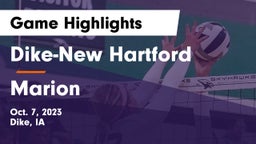****-New Hartford  vs Marion  Game Highlights - Oct. 7, 2023