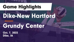 ****-New Hartford  vs Grundy Center  Game Highlights - Oct. 7, 2023